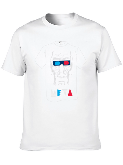 Meta 3D Glasses Black Graphic Tee