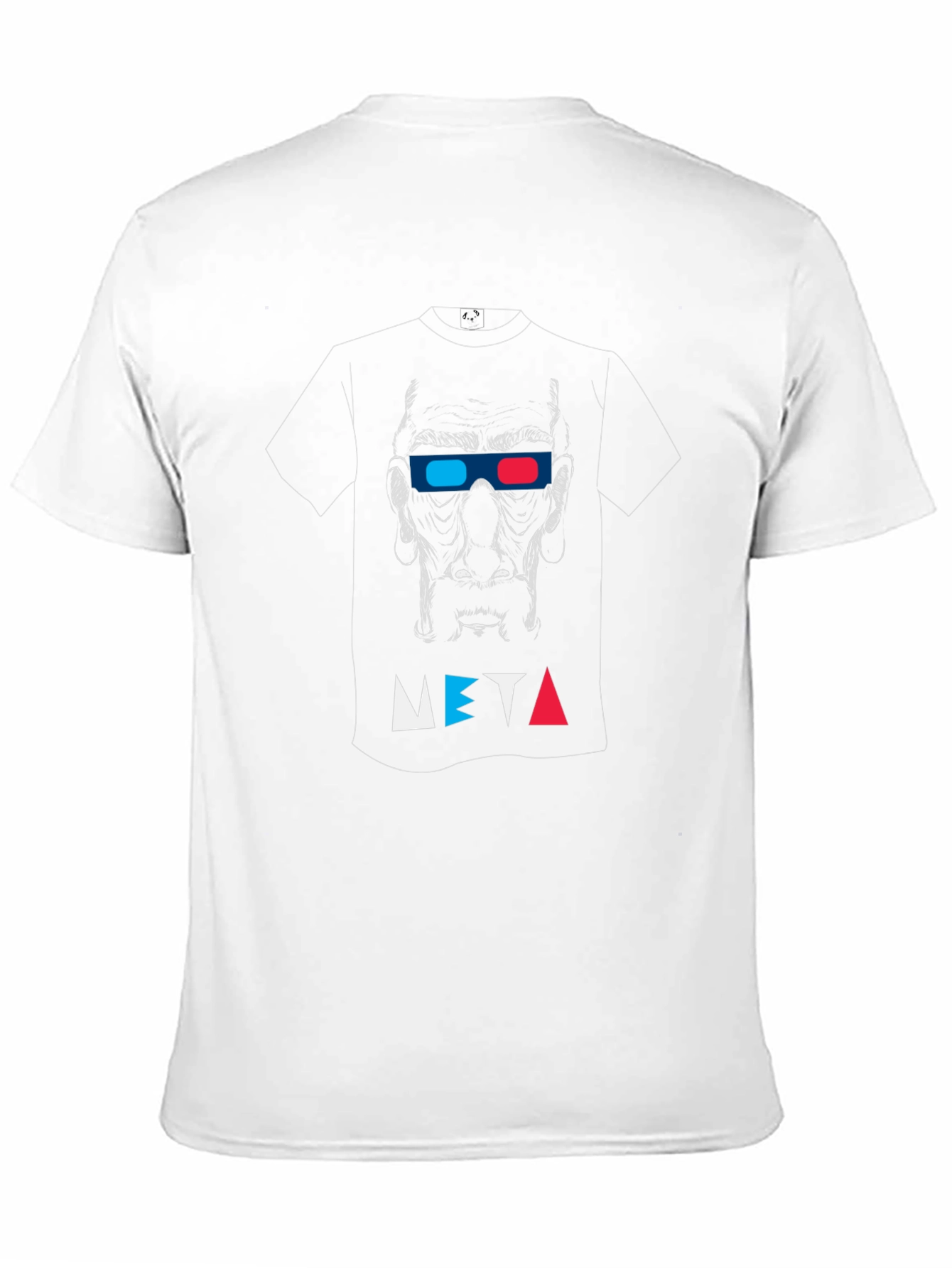 Meta 3D Glasses Black Graphic Tee