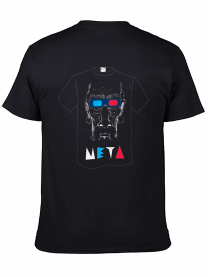 Meta 3D Glasses Black Graphic Tee