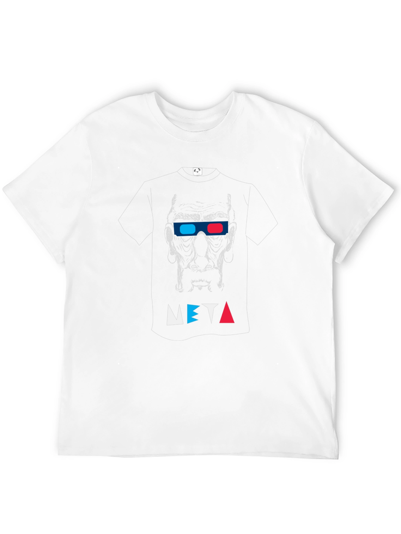 Meta 3D Glasses Black Graphic Tee