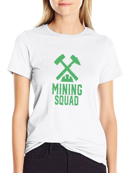 Mining Squad Graphic Tee - Cool Miner T-Shirt