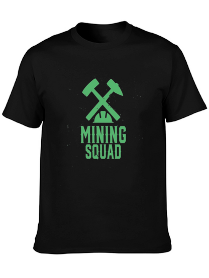 Mining Squad Graphic Tee - Cool Miner T-Shirt