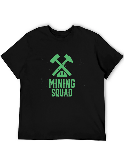 Mining Squad Graphic Tee - Cool Miner T-Shirt