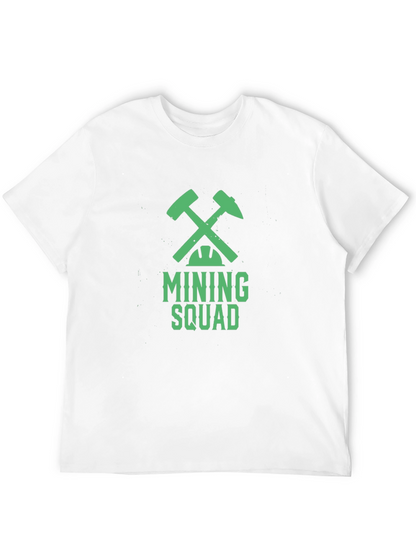 Mining Squad Graphic Tee - Cool Miner T-Shirt