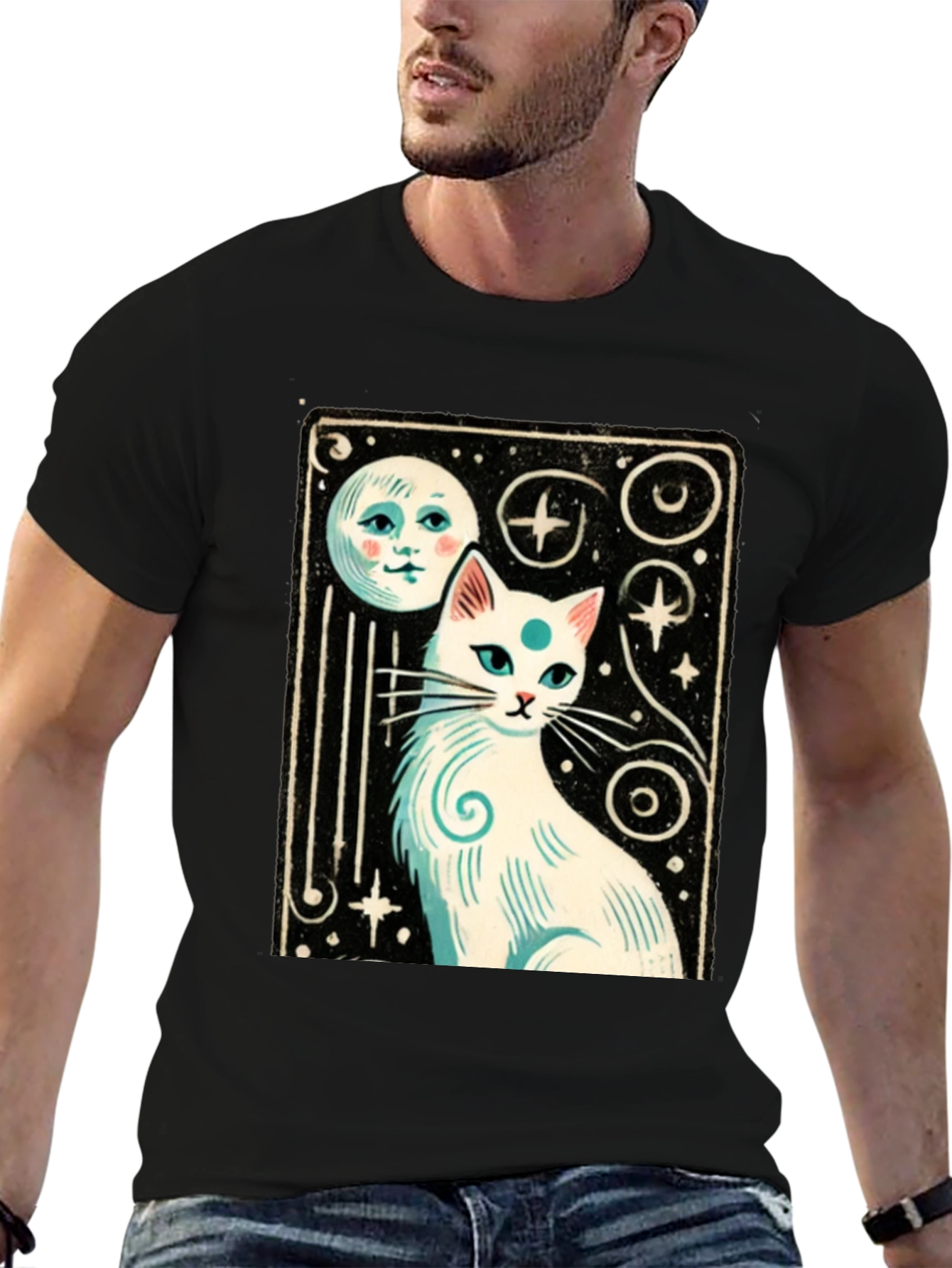 Mystic Cat Tarot T-Shirt