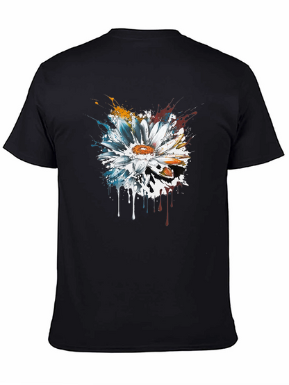 Abstract Flower T-Shirt - Artsy Design