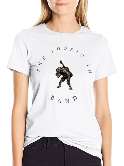 The Lookin In Band T-Shirt - Black Crew Neck