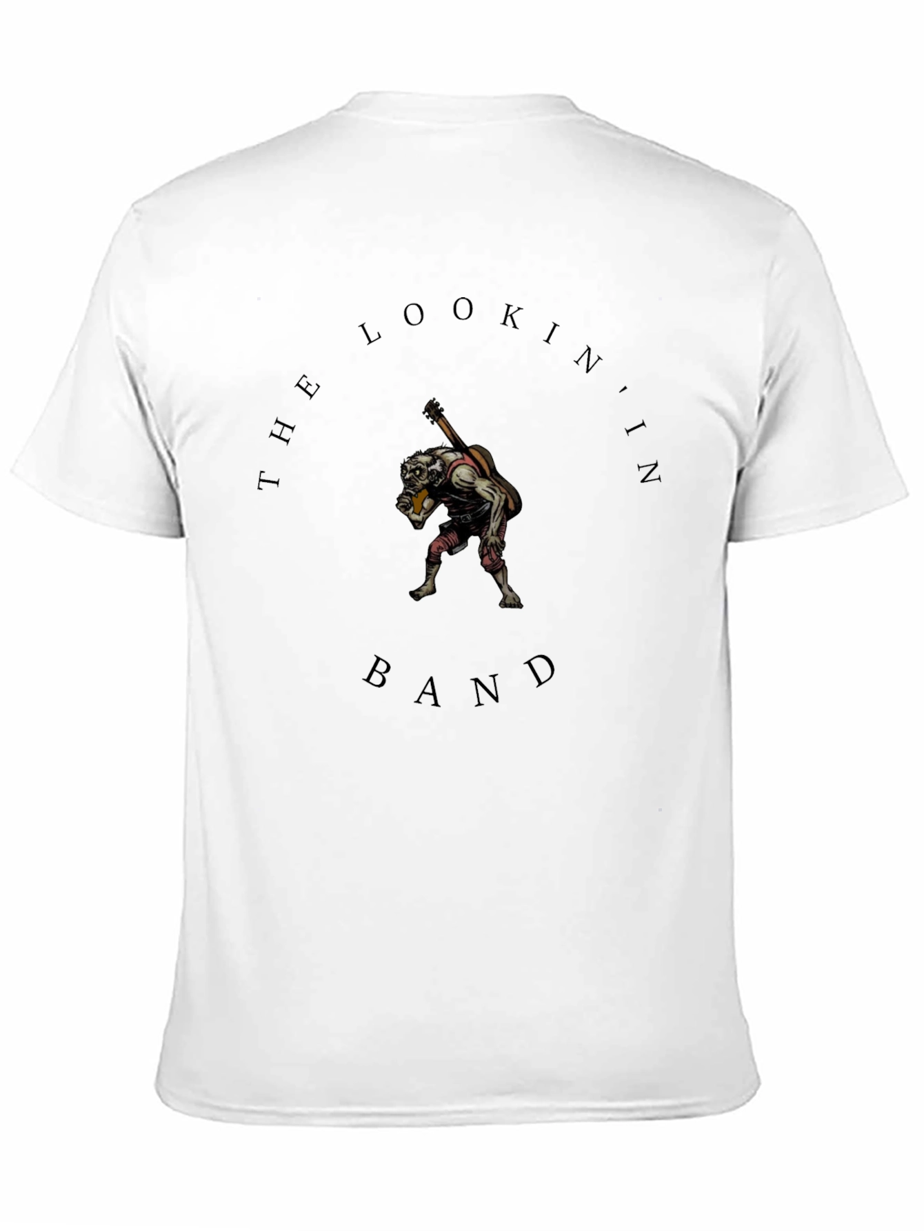 The Lookin In Band T-Shirt - Black Crew Neck