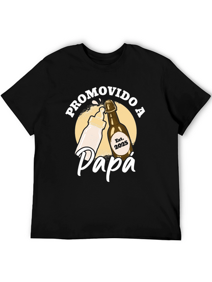 Promovido a Papa T-Shirt - New Dad Est. 2025