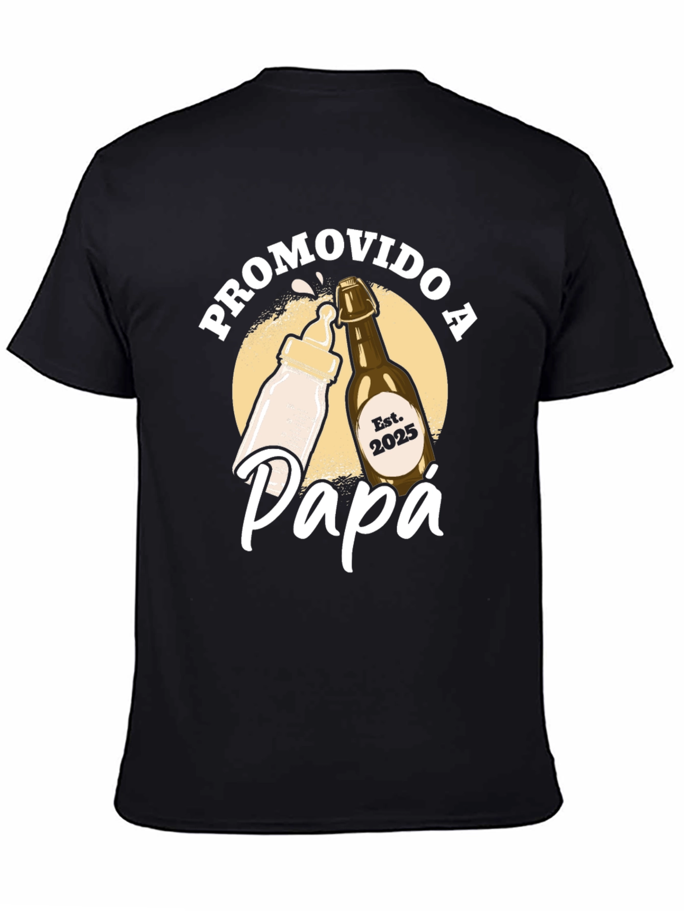 Promovido a Papa T-Shirt - New Dad Est. 2025