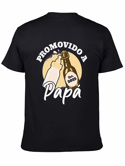 Promovido a Papa T-Shirt - New Dad Est. 2025