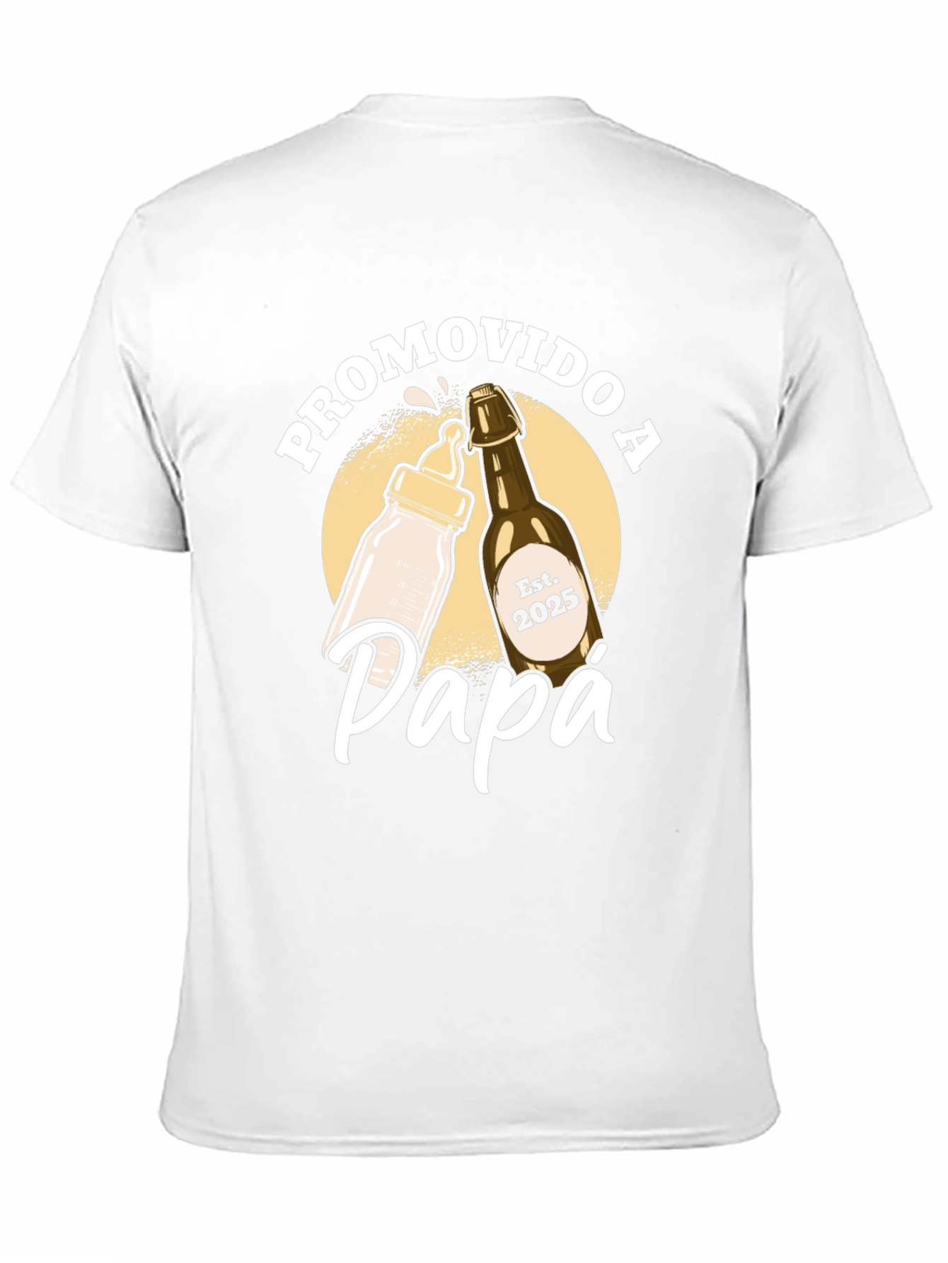 Promovido a Papa T-Shirt - New Dad Est. 2025