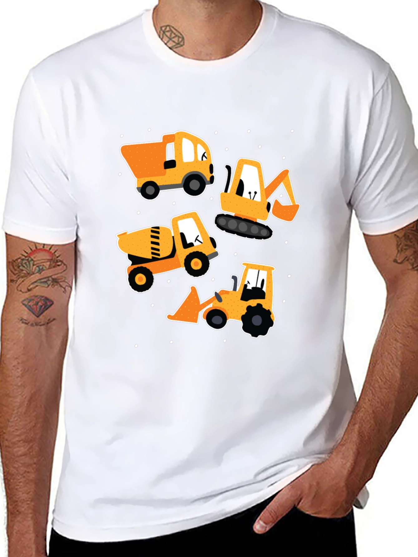 Construction Vehicles T-Shirt