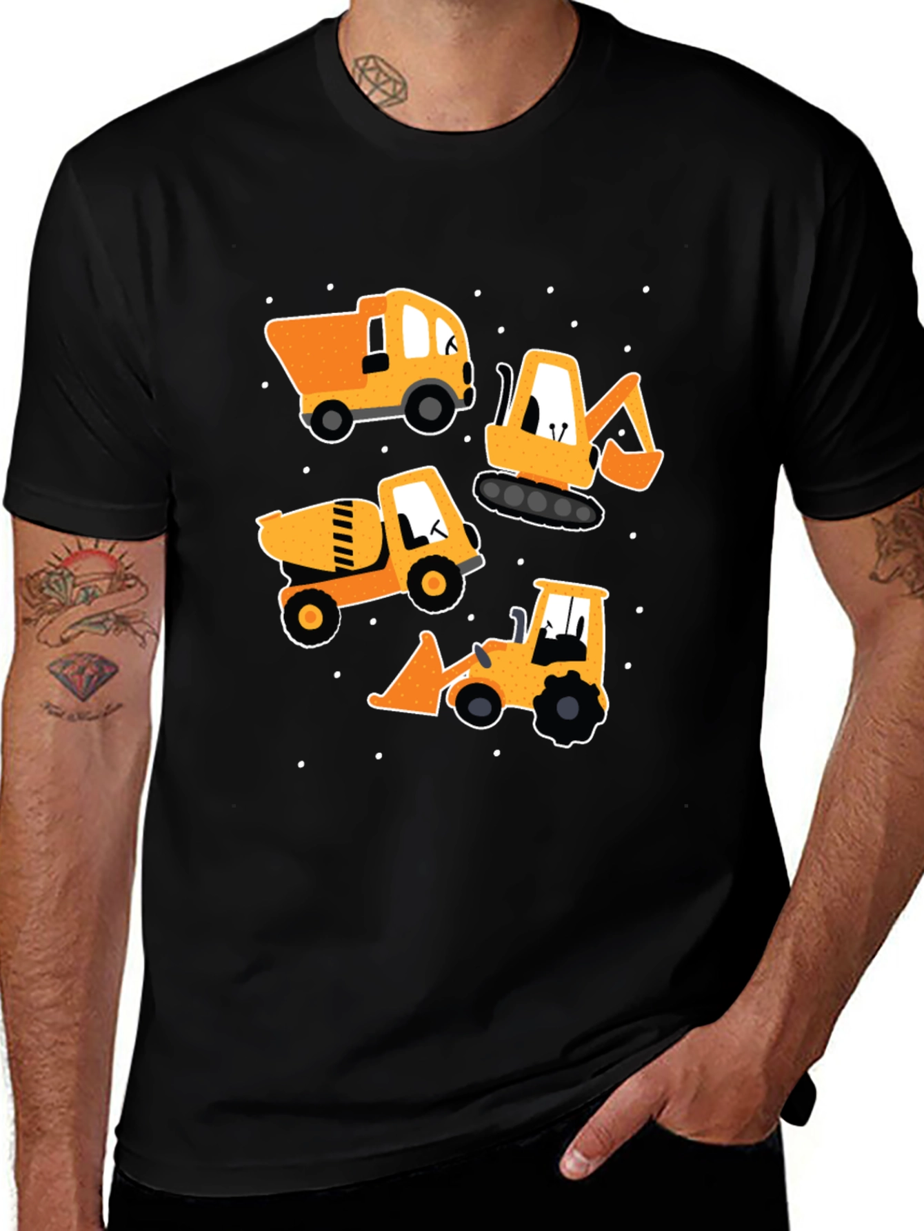 Construction Vehicles T-Shirt
