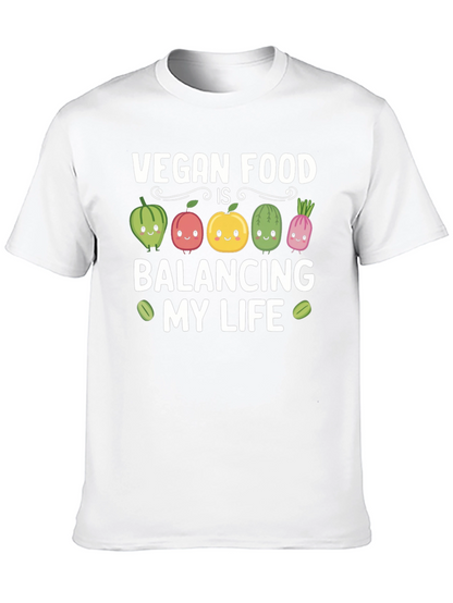 Vegan Food Balancing My Life T-Shirt
