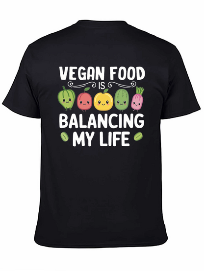 Vegan Food Balancing My Life T-Shirt