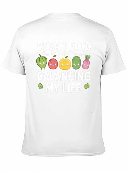 Vegan Food Balancing My Life T-Shirt