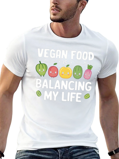 Vegan Food Balancing My Life T-Shirt