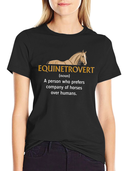 Equinetrovert Horse Lover T-Shirt