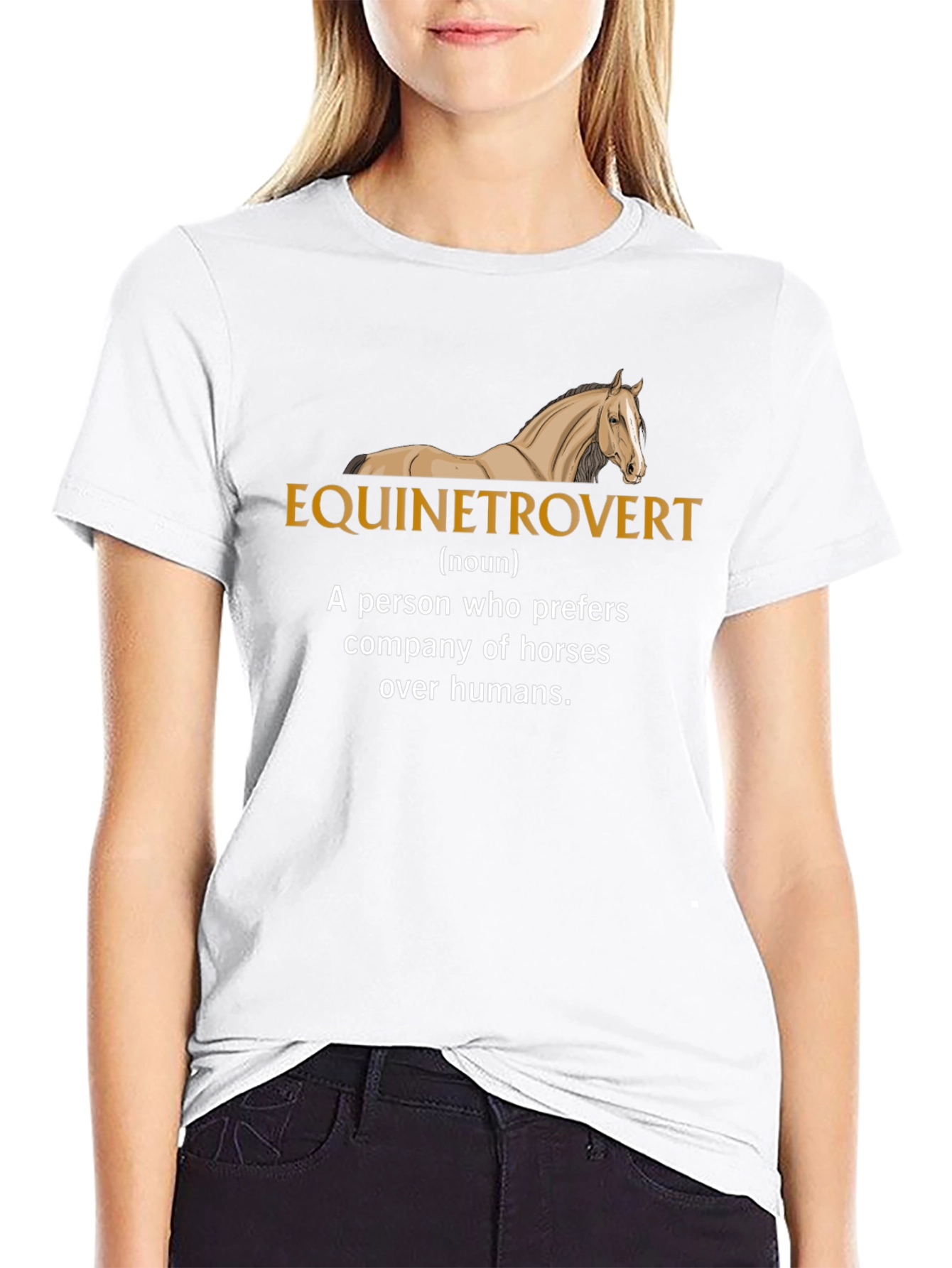 Equinetrovert Horse Lover T-Shirt