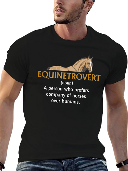 Equinetrovert Horse Lover T-Shirt