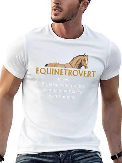 Equinetrovert Horse Lover T-Shirt