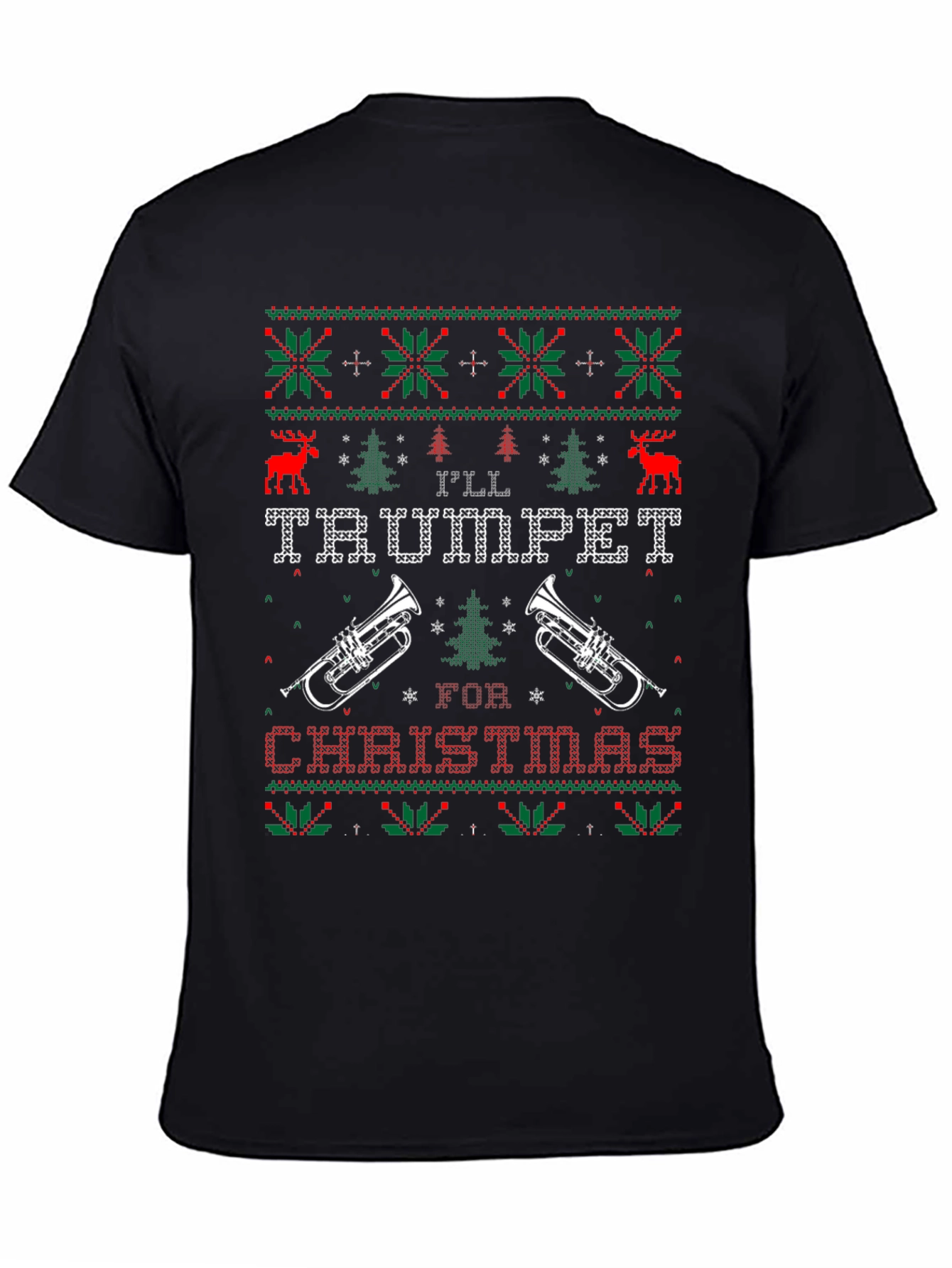 Ill Trumpet for Christmas Graphic Tee