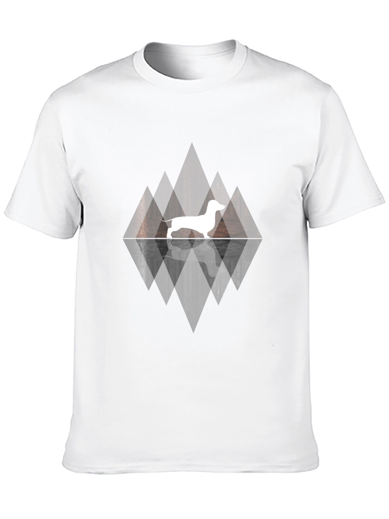 Dachshund Silhouette Graphic Tee