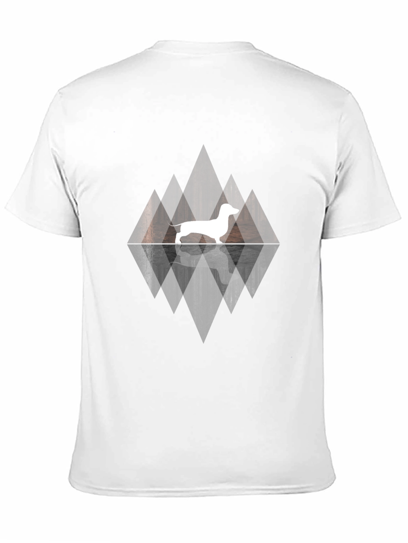 Dachshund Silhouette Graphic Tee