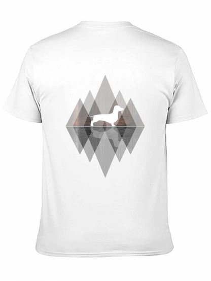 Dachshund Silhouette Graphic Tee