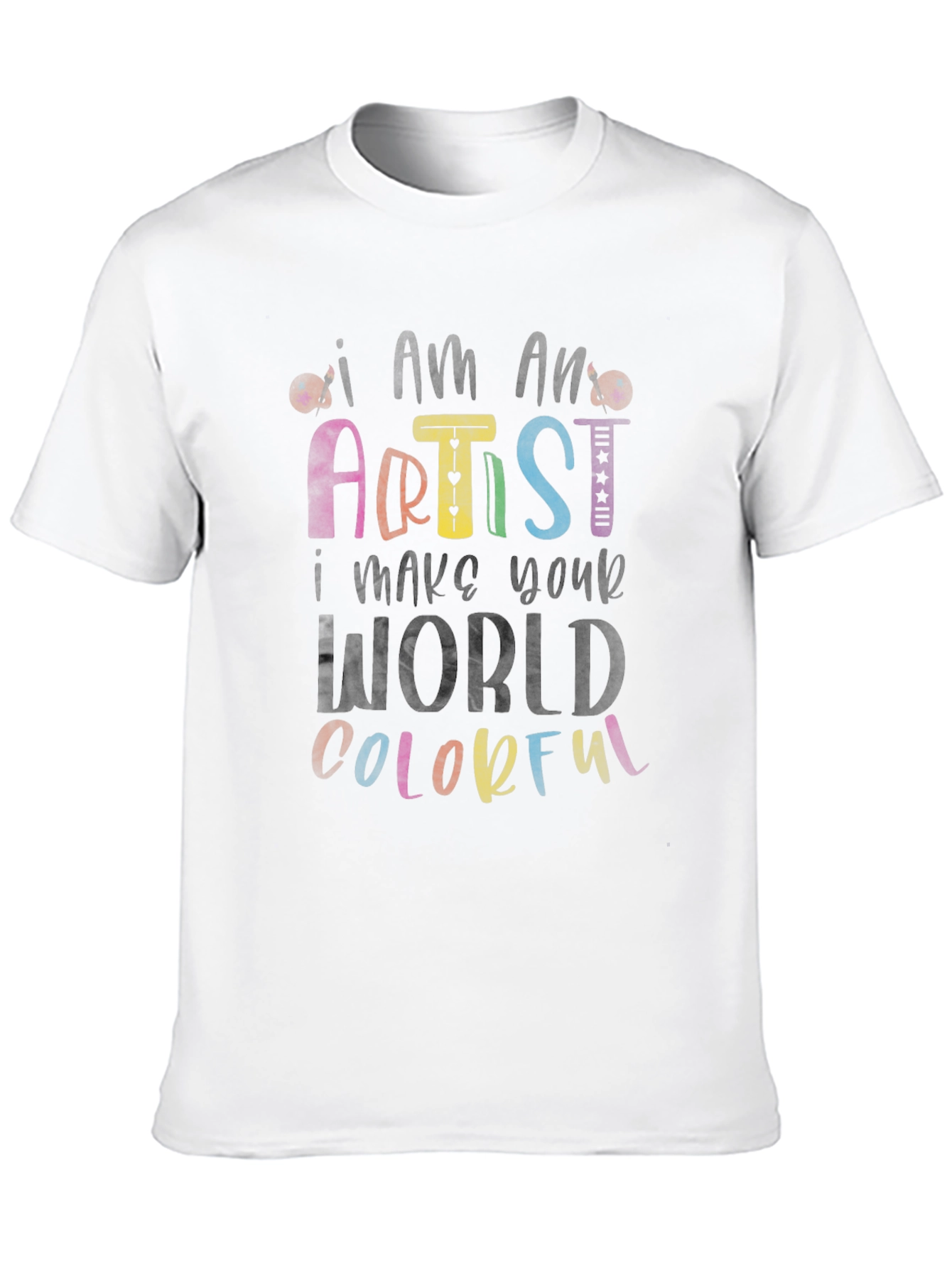 Colorful Artist Graphic T-Shirt