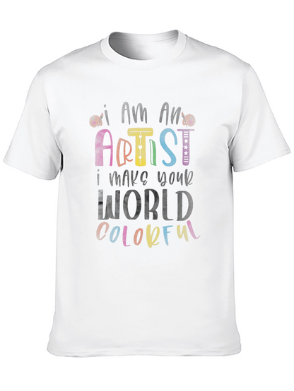 Colorful Artist Graphic T-Shirt