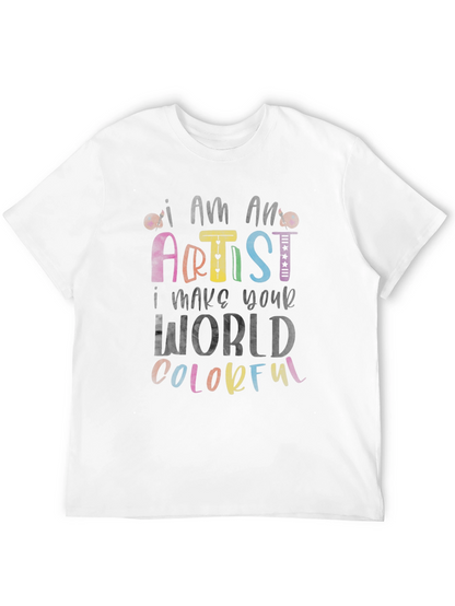 Colorful Artist Graphic T-Shirt