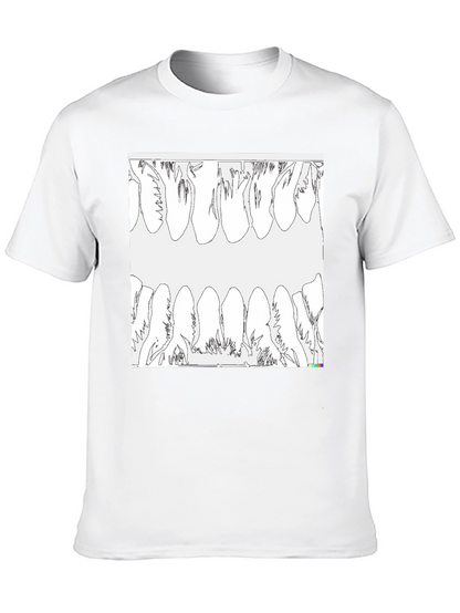 Unique Teeth Graphic T-Shirt