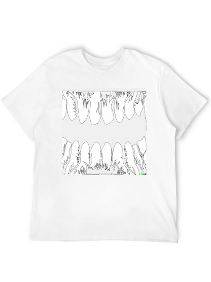 Unique Teeth Graphic T-Shirt