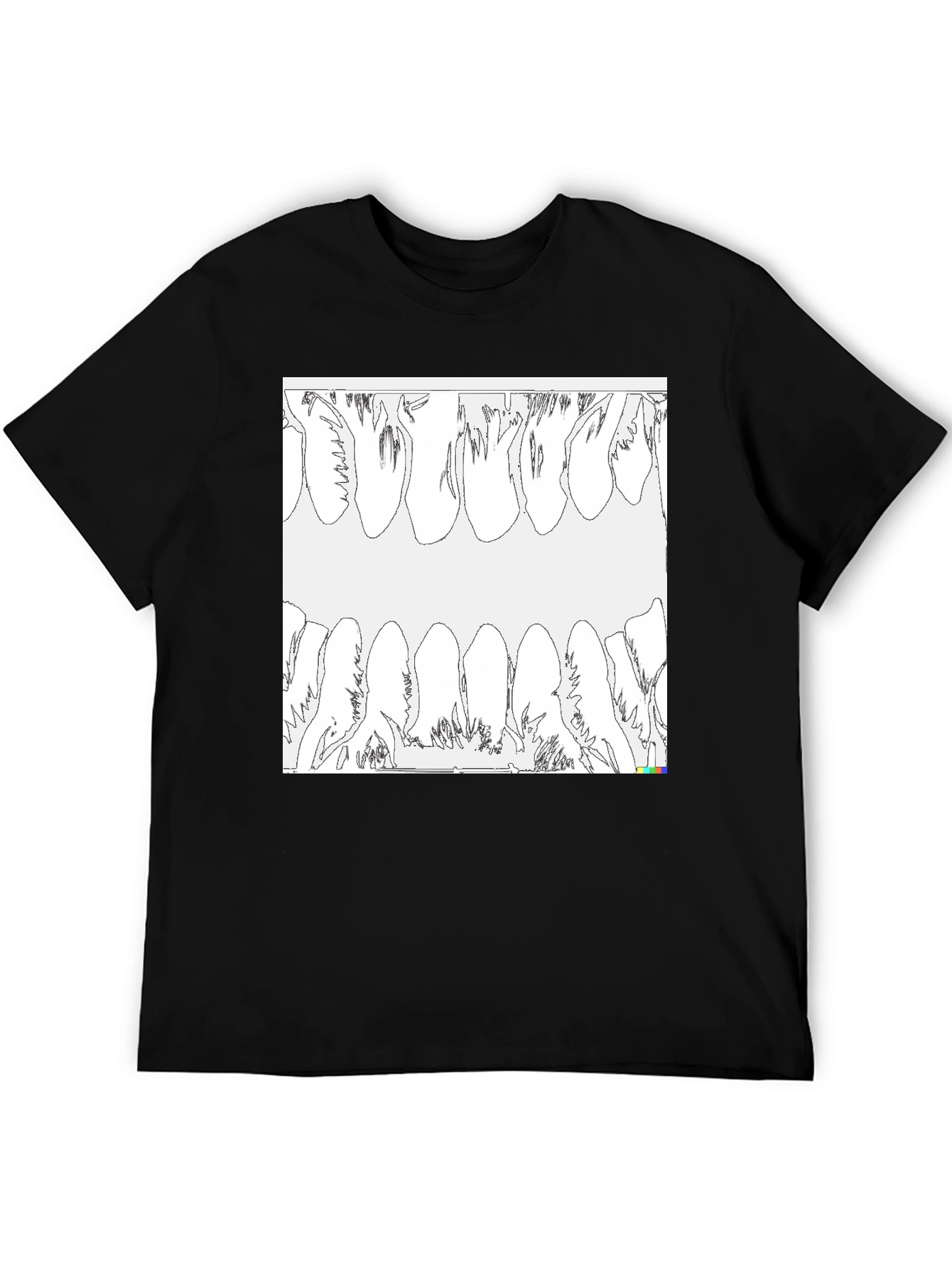 Unique Teeth Graphic T-Shirt