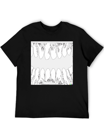 Unique Teeth Graphic T-Shirt