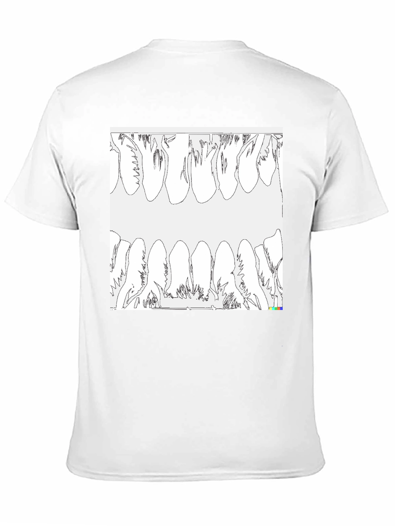 Unique Teeth Graphic T-Shirt