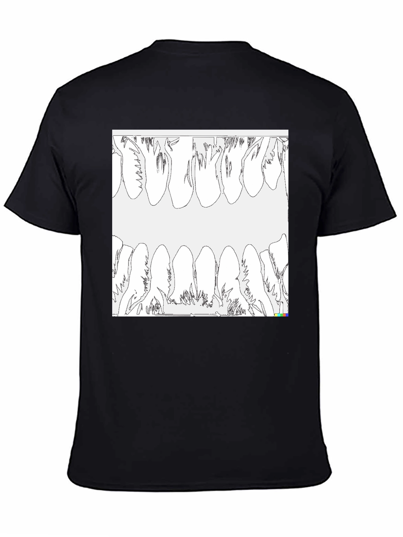 Unique Teeth Graphic T-Shirt