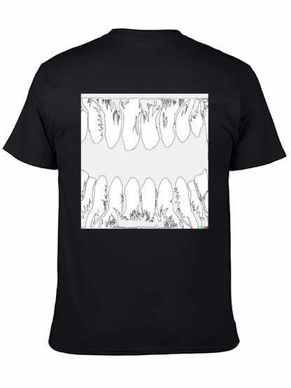 Unique Teeth Graphic T-Shirt