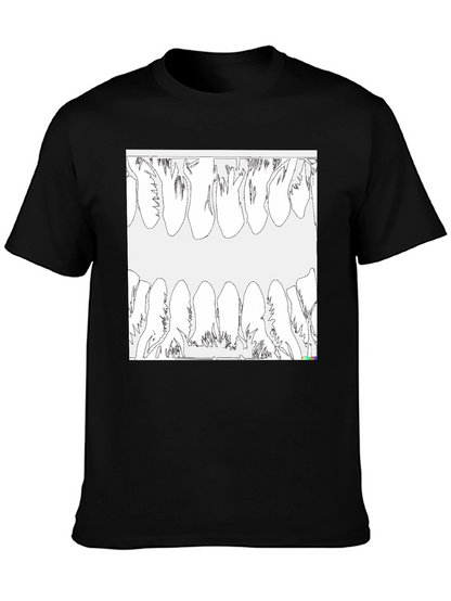 Unique Teeth Graphic T-Shirt