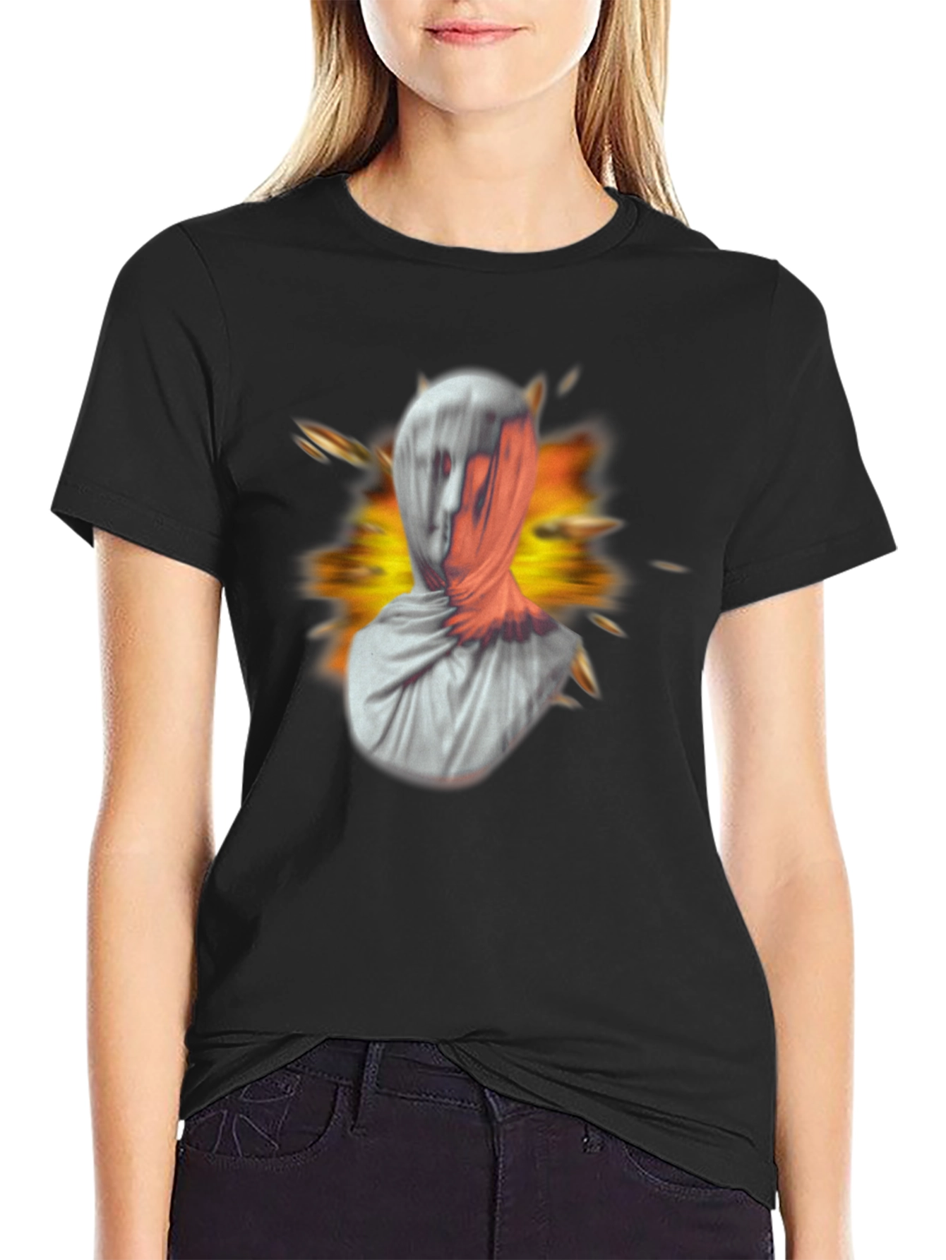 Mystic Veil Graphic T-Shirt - Urban Style