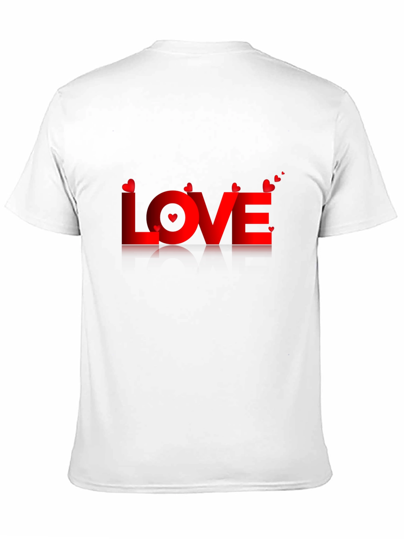 Love Valentines Day Graphic Tee - Mens Black T-Shirt