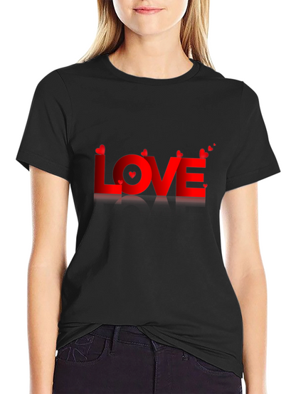 Love Valentines Day Graphic Tee - Mens Black T-Shirt