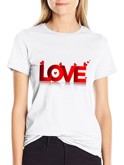 Love Valentines Day Graphic Tee - Mens Black T-Shirt