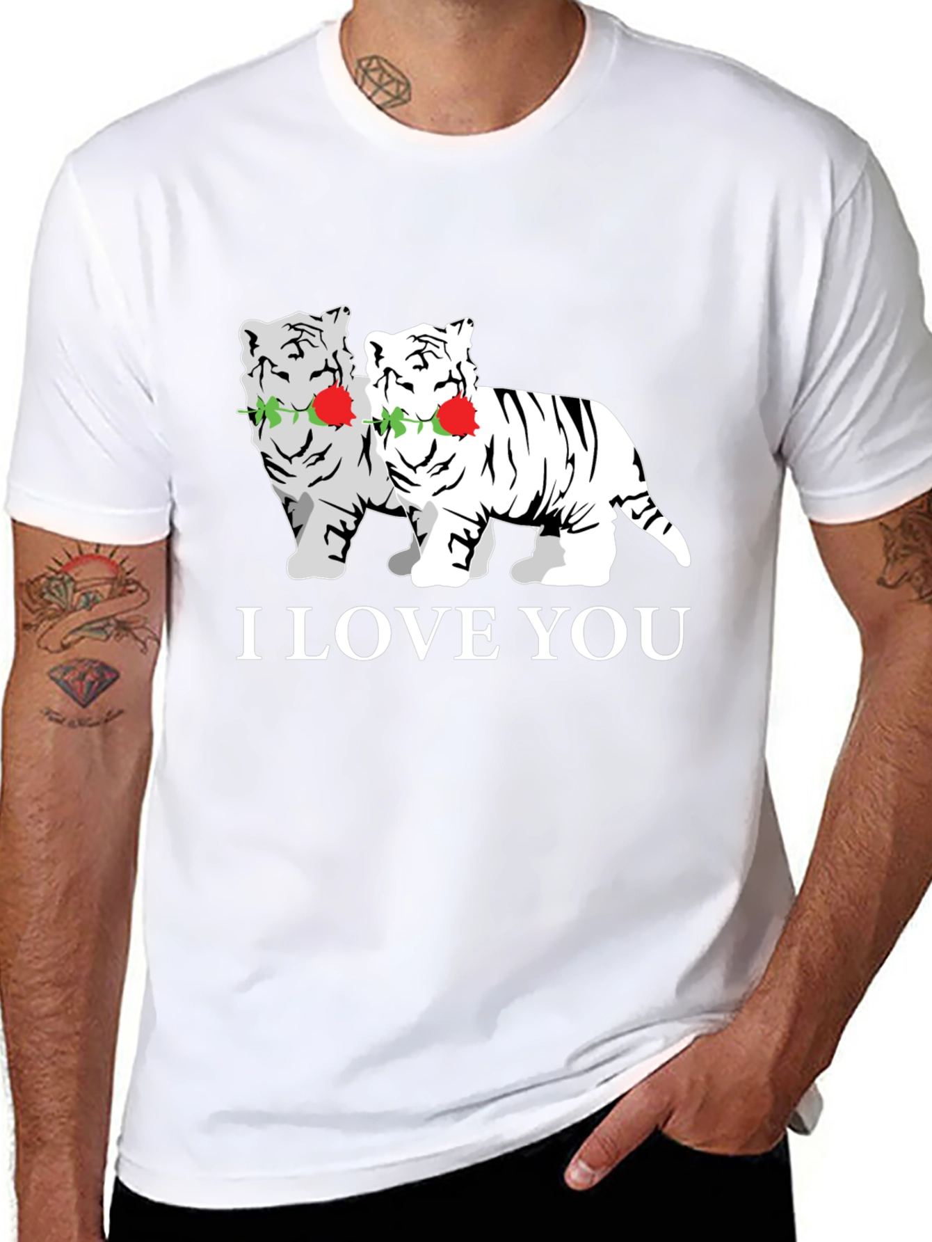 I Love You Tiger Graphic Tee