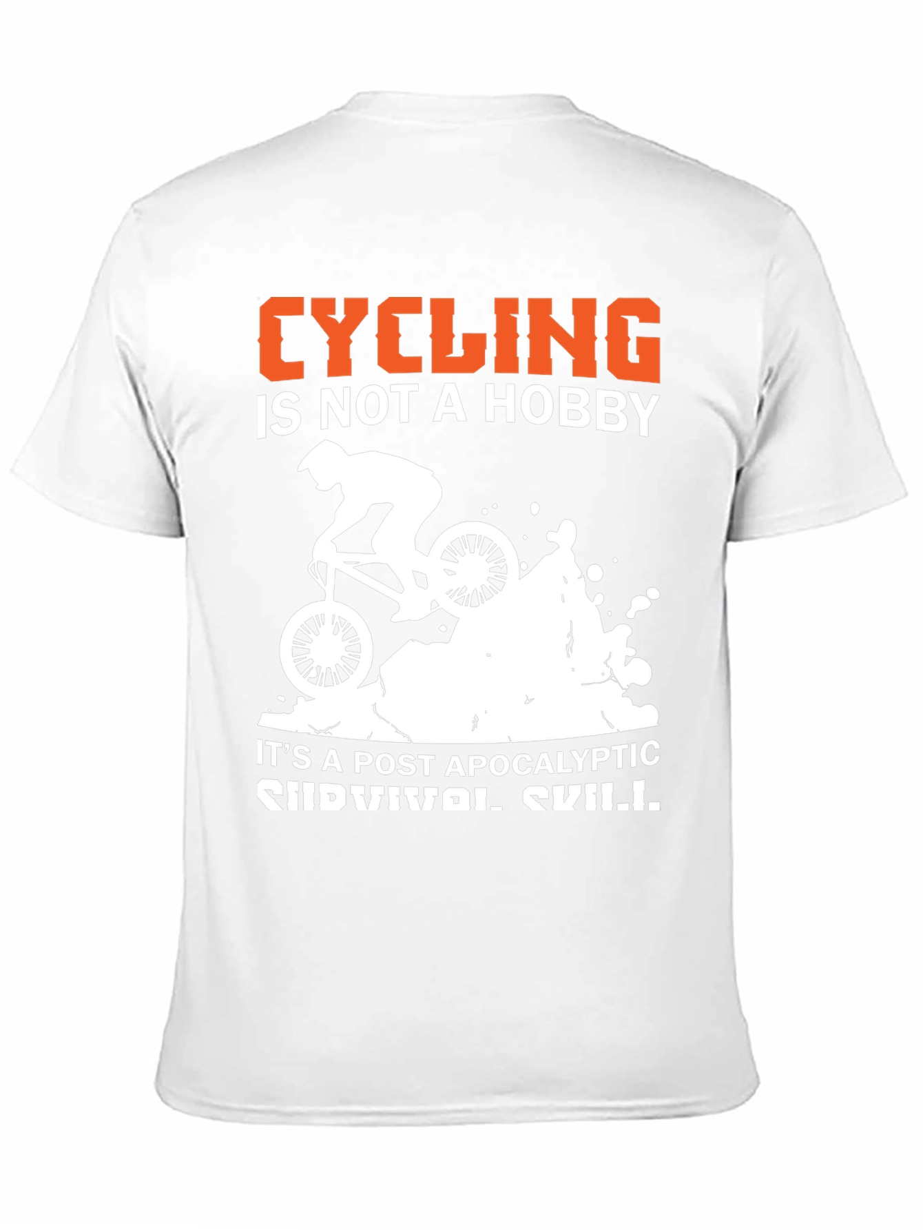 Cycling is Survival Skill Graphic Tee