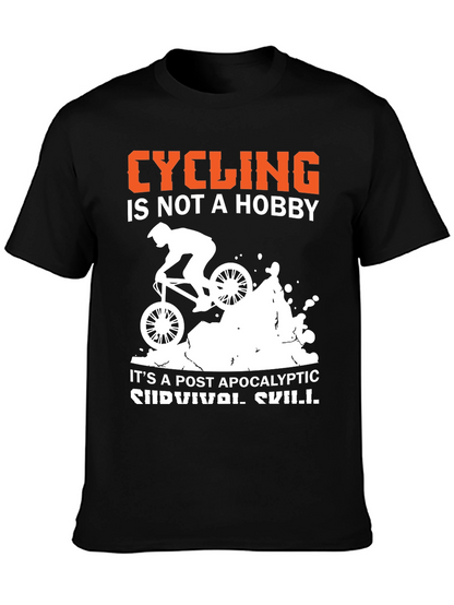 Cycling is Survival Skill Graphic Tee