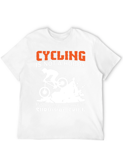 Cycling is Survival Skill Graphic Tee