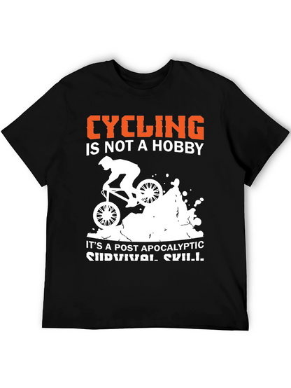 Cycling is Survival Skill Graphic Tee